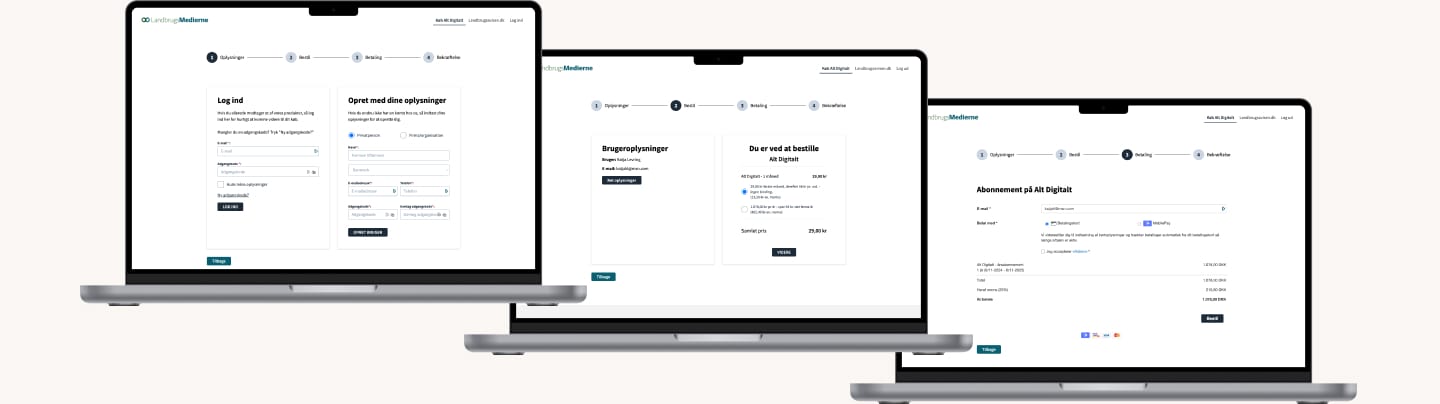 LandbrugsMedierne web concept
