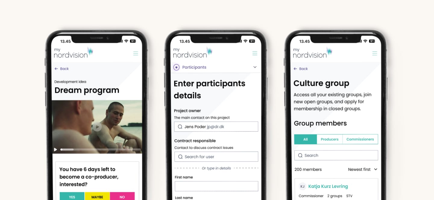 Nordvision mobile app