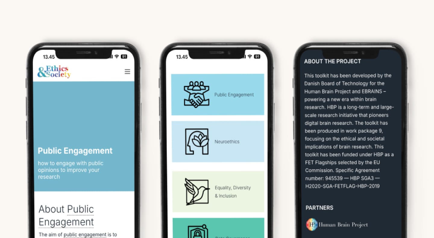 Ethics and Society phone app concept